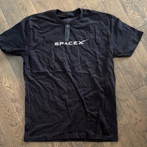 SpaceX Black Short Sleeve Men's Tee
